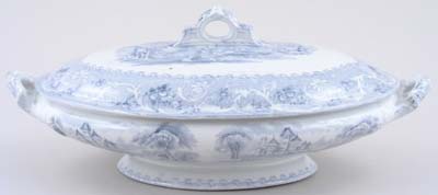 Covered Vegetable Dish c1900